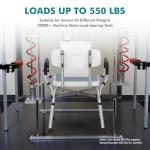 Adjustable Shower Chair for Seniors and Disabled