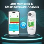 Digital Peak Flow Meter with Bluetooth for Asthma