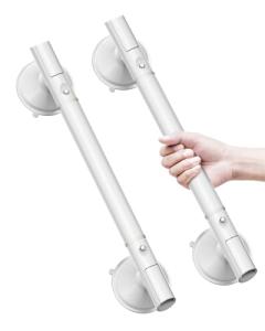 2 Pack 17.7" Suction Cup Grab Bars for Seniors