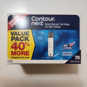 Contour Next Blood Glucose Test Strips - 70 Pack