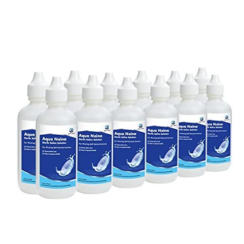Aqua Naina 12 Pack Sterile Saline Solution