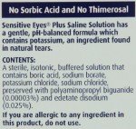 Bausch & Lomb Sensitive Eyes Saline Solution 355ml
