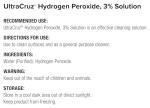 UltraCruz - sc-395440 Hydrogen Peroxide, 3%, 1 Gallon