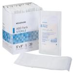 McKesson Sterile Abdominal Pads, Nonwoven, 120 Count