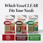 VesseCLEAR EX: Nattokinase & Elastin Capsules, 90 Count