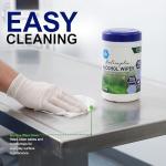 100-Pack XL Alcohol Disinfectant Wipes with Aloe Vera