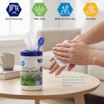 100-Pack XL Alcohol Disinfectant Wipes with Aloe Vera