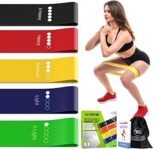 TechStone Resistance Bands Set of 5 for Strength Training
