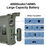 EASYLONGER CPAP Battery ES400 AIR, 148Wh CPAP Battery Backup Power Supply for ResMed S9, AirSense 10, AirCurve 10, AirSense 11, AirMini, Philips DreamStation, CPAP Battery for Camping Outdoor