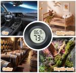 2 Pack Mini Digital Hygrometer Thermometer Gauge
