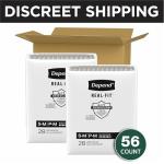 Depend Real Fit Incontinence Underwear for Men, 56 Count