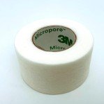 3M Micropore White Paper Tape 1"x10yds (12 Pack)