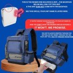 Premium Lightweight Oxygen Carrier Backpack - Navy Blue