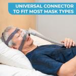 Carex Easy-Flex Lightweight CPAP Tubing - 10 Feet - Universal Flexible CPAP Hose, 22mm Opening