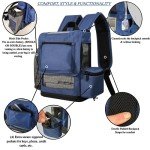 Premium Lightweight Oxygen Carrier Backpack - Navy Blue