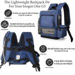 Premium Lightweight Oxygen Carrier Backpack - Navy Blue