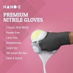 Medium Grey Nitrile Gloves - 200 Count, Latex-Free