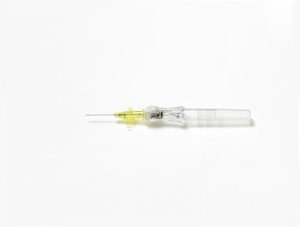 BD Medical Systems 381512 Insyte Autoguard BC Winged Shielded IV Catheter, 24 Gauge, 3/4" Length, Yellow (Pack of 50)