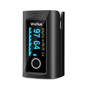 Wellue Fingertip Pulse Oximeter with Carry Bag