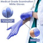 Indigo Powder Free Nitrile Exam Gloves - Large 100 Pack