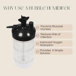 Oxygen Therapy Humidifier Bubbler Bottle