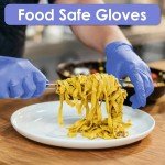 Indigo Powder Free Nitrile Exam Gloves - Large 100 Pack