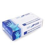 Blue Nitrile Exam Gloves, Powder Free, Large, 100 Count