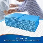 Sofyfine 100 Count Disposable Bed Pads, Leakproof