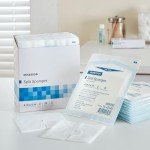 McKesson Sterile Split Sponges, 4" x 4", 50 Count