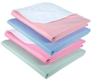 Waterproof Reusable Incontinence Bed Pads - 4 Pack