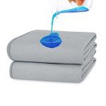 Washable Waterproof Bed Pads - 2 Pack