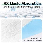 Washable Waterproof Bed Pads 18" x 24" (3 Pack)