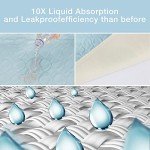 2-Pack Washable Waterproof Incontinence Bed Pads