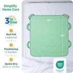 Improvia Quick-Drying Incontinence Bed Pad with Handles
