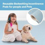 2-Pack Washable Waterproof Incontinence Bed Pads