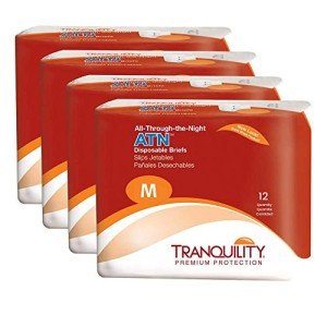 Tranquility ATN Disposable Briefs, Medium, 48ct
