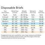 Tranquility ATN Disposable Briefs, Medium, 48ct