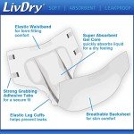 LivDry MegaBriefs Adult Diapers, Large, 16-Pack