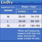 LivDry MegaBriefs Adult Diapers, Large, 16-Pack