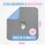 Heavy Absorbency Washable Bed Pads - Pack of 4