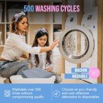 Heavy Absorbency Washable Bed Pads - Pack of 4