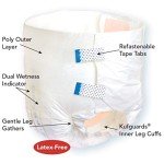 Tranquility Premium ATN Overnight Disposable Briefs, Medium