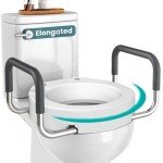 Raised Toilet Seat with Handles for Seniors