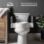 Bemis 4.5" Raised Toilet Seat with Handles