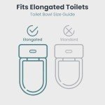 Raised Toilet Seat with Handles for Seniors