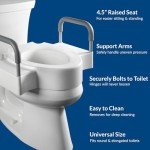 Bemis 4.5" Raised Toilet Seat with Handles