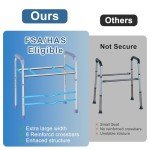 Raised Toilet Seat with Handles - Adjustable Height