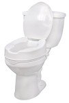 Drive Medical 4" Raised Toilet Seat with Lid
