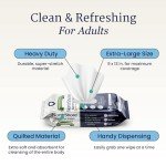 NorthShore Supreme Heavy-Duty X-Large Quilted Wipes