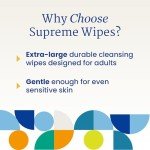 NorthShore Supreme Heavy-Duty X-Large Quilted Wipes